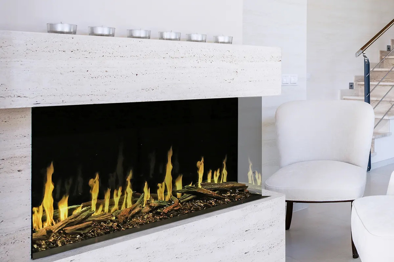 orion electric fireplace in living room